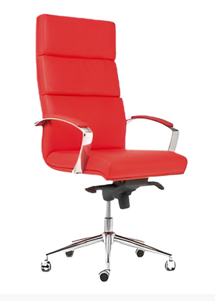 sillon-presidente-piel-rojo